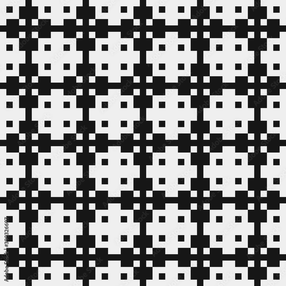 Fototapeta premium Abstract Cross Pattern Dots Logo generative computational art illustration
