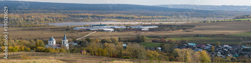 Panorama, Russia, village.