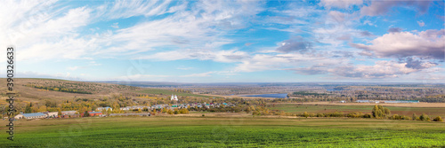 Panorama, Russia, village.