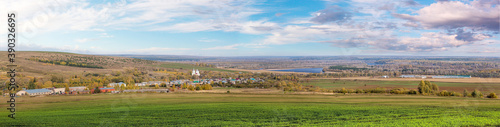 Panorama  Russia  village.