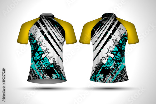 t-shirt Sport jersey template.