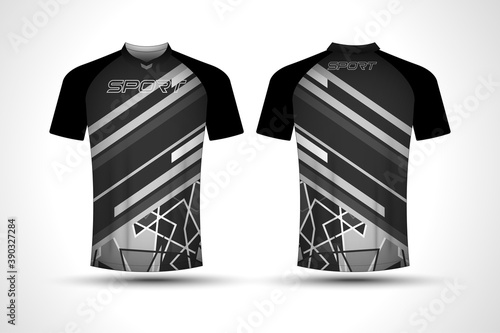 t-shirt Sport jersey template.