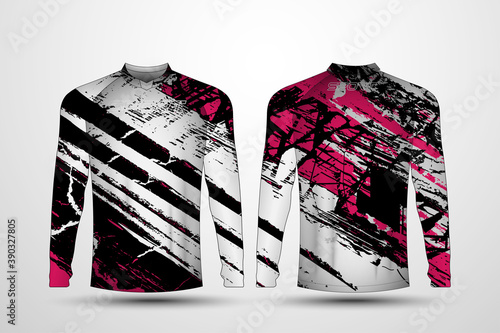 t-shirt Sport jersey template.