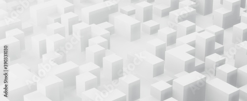 3d rendering of abstract background with cubes