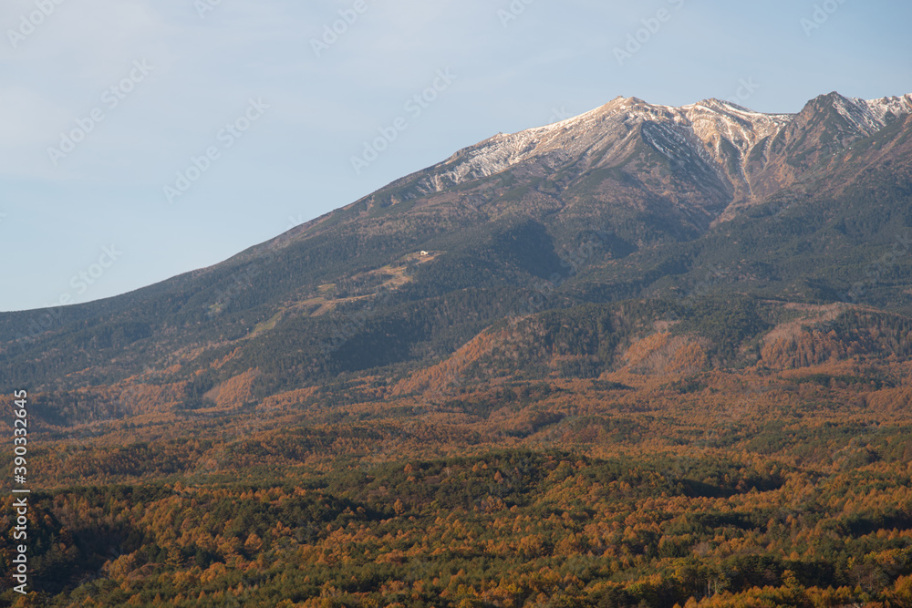 絶景スポット　九蔵峠から見た御嶽山