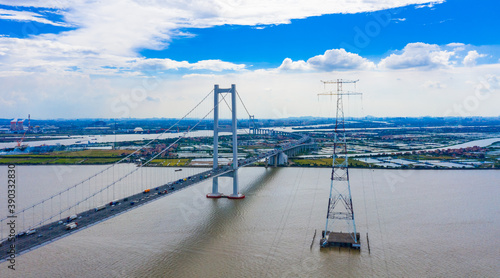 Nansha bridge, Guangzhou City, Guangdong Province, China photo