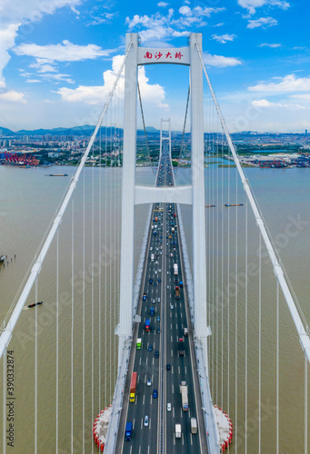 Nansha bridge, Guangzhou City, Guangdong Province, China © Weiming