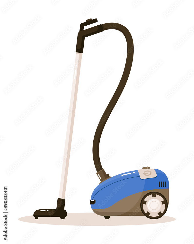 Vacuum cleaner cyclone domestic machine isolated on white Vacuum cleaner cyclone domestic machine isolated on white