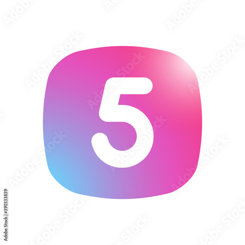 Five - Mobile App Icon