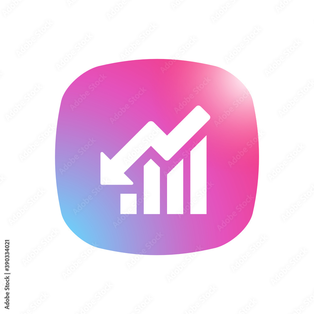 Decline - Mobile App Icon Decline - Mobile App Icon
