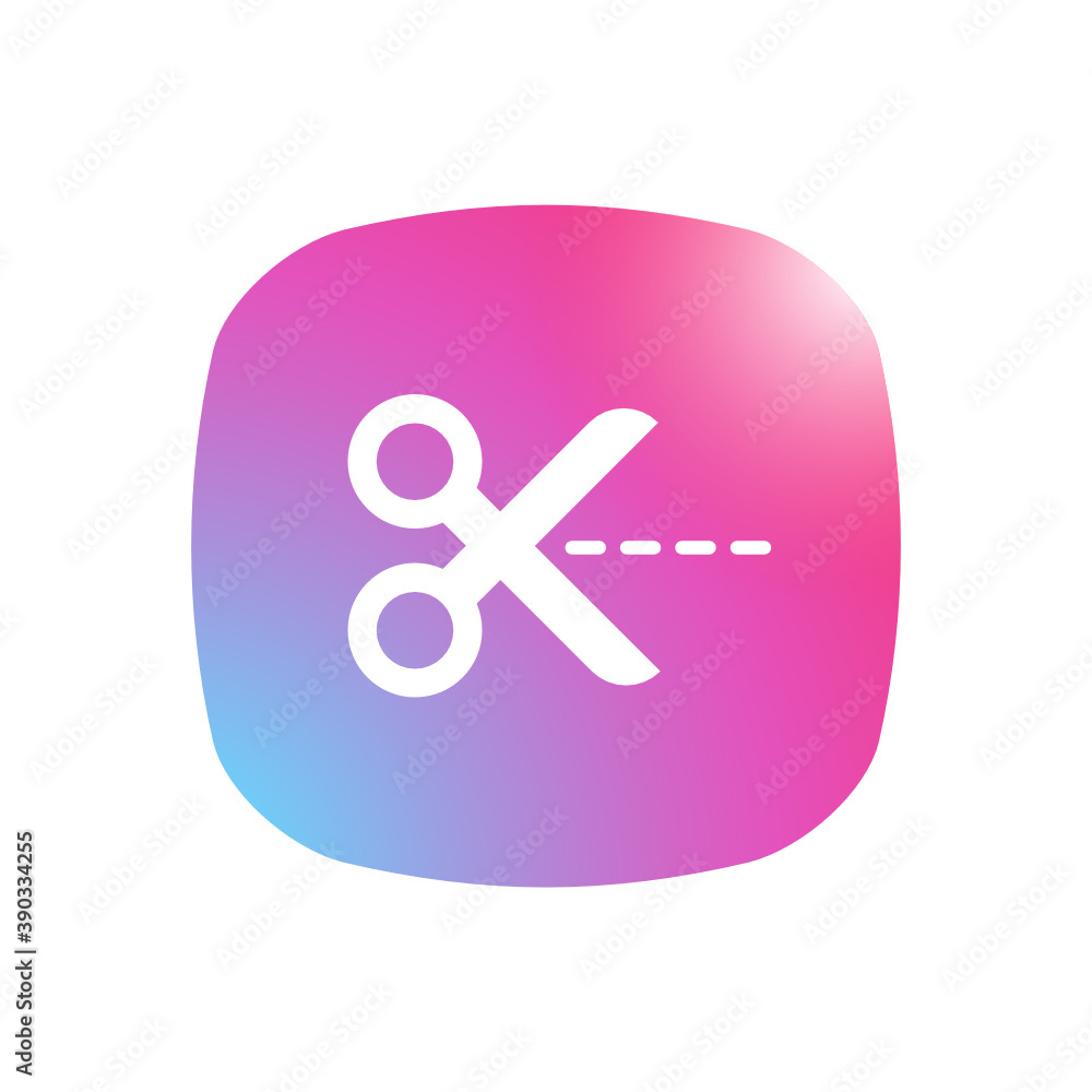 Cut Mark - Mobile App Icon Cut Mark - Mobile App Icon