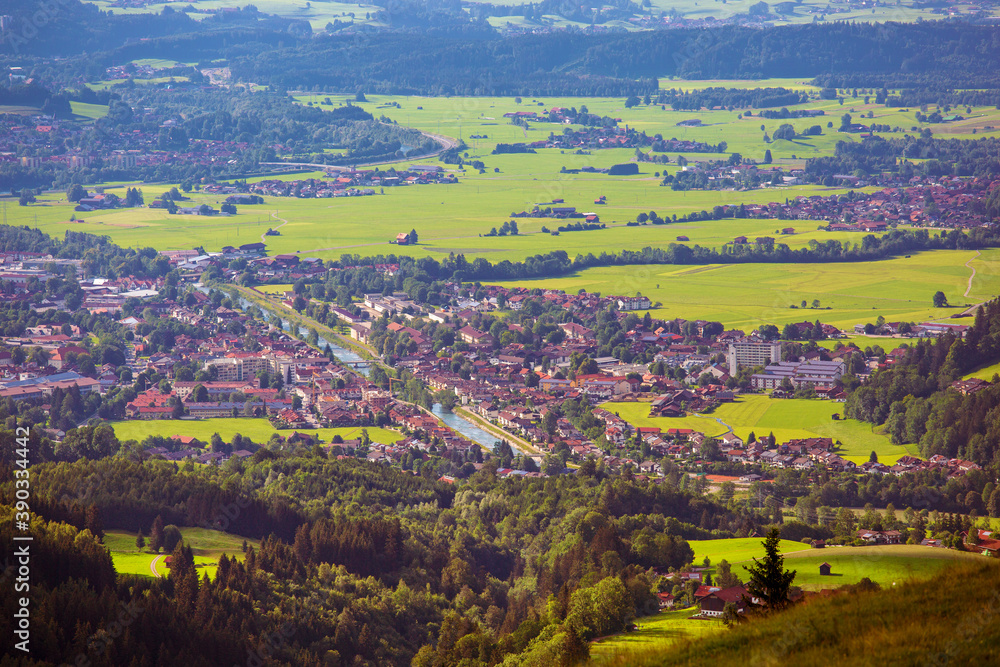 Allgäu - Sonthofen - Ostrach - Panorama - von oben