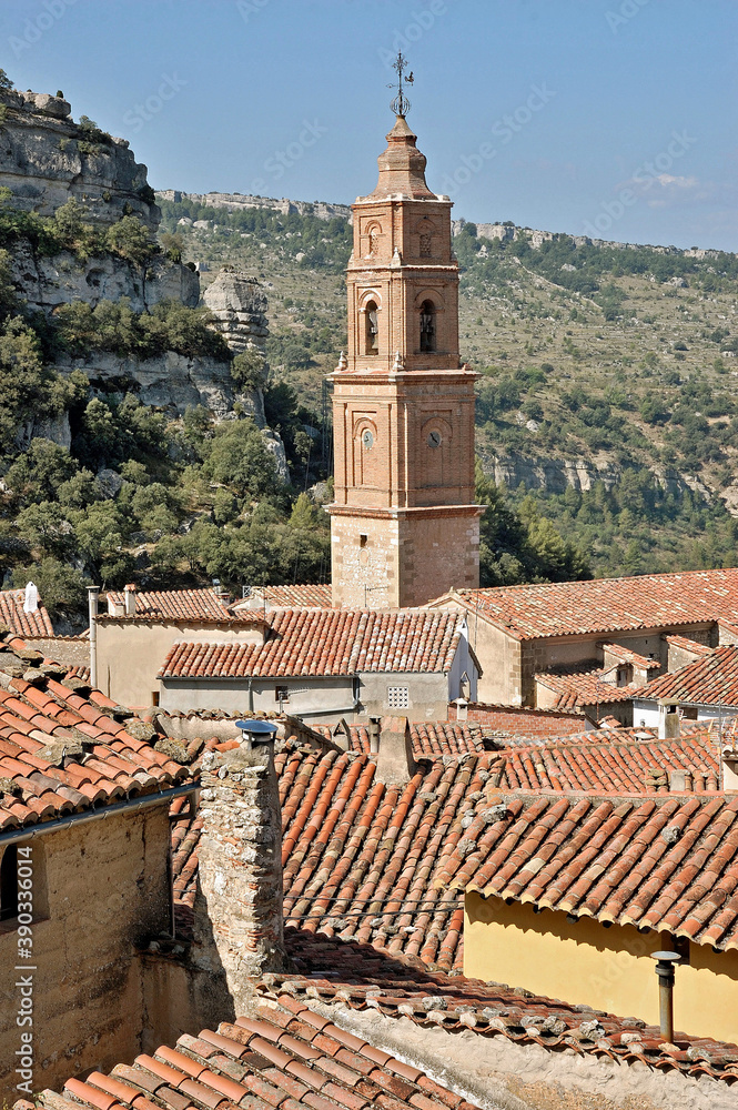 Village view Chiva de Morella, Castellon - Spain