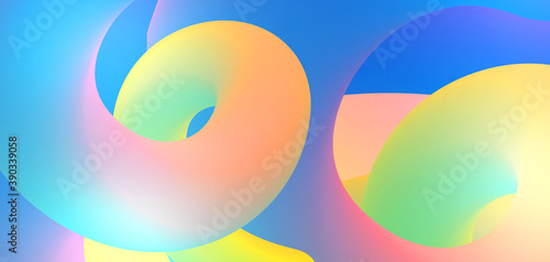 Creative abstract irregular background picture, illustration background, illustration rendering