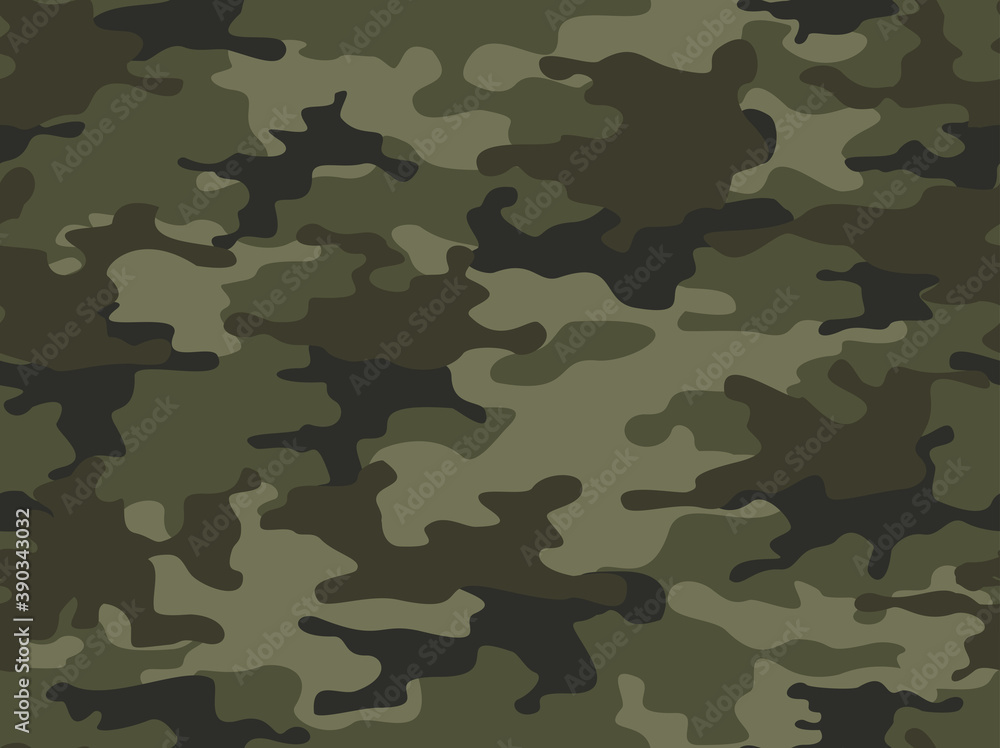 Seamless pattern camouflage classic. Modern vector print Seamless pattern camouflage classic. Modern vector print