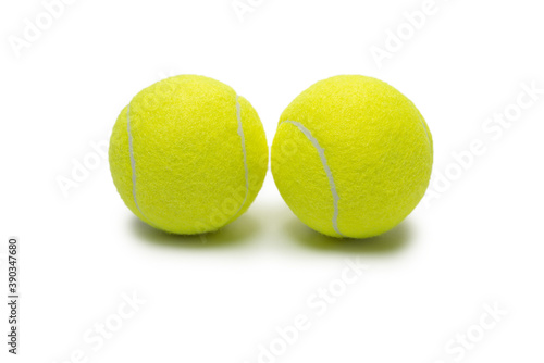 Tennis balls isolated on white background. © Nikolay