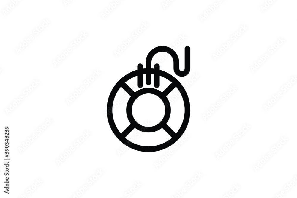 Summer Holiday Icon - Life Vest Summer Holiday Icon - Life Vest