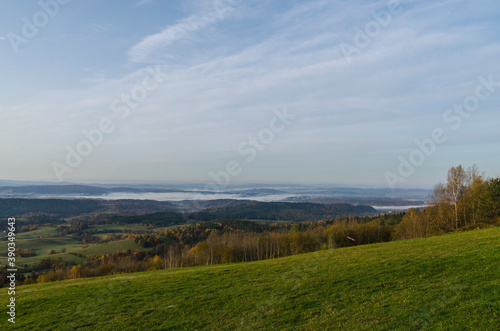 Fototapeta Naklejka Na Ścianę i Meble -  Mgły o poranku - Bieszczady 
