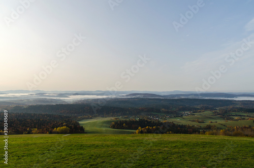Fototapeta Naklejka Na Ścianę i Meble -  Mgły o poranku - Bieszczady 