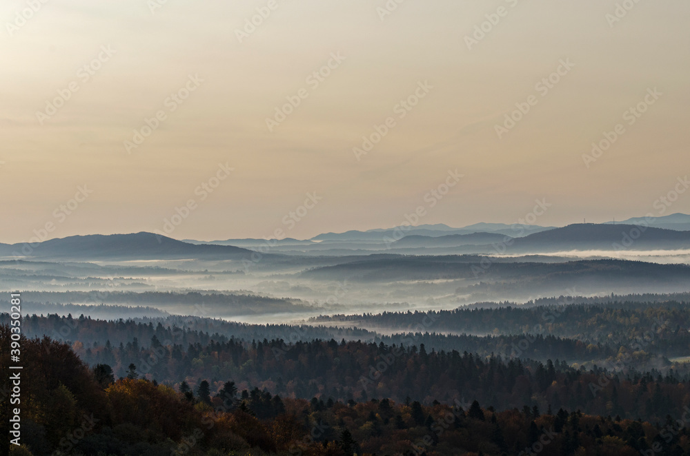 Fototapeta premium Mgły o poranku 