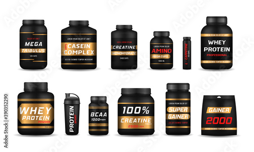 Sport bottle protein.