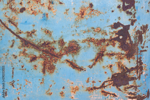 rust with scuffed paint texture . Scratched metal texture with paint. Texture of smeared paint