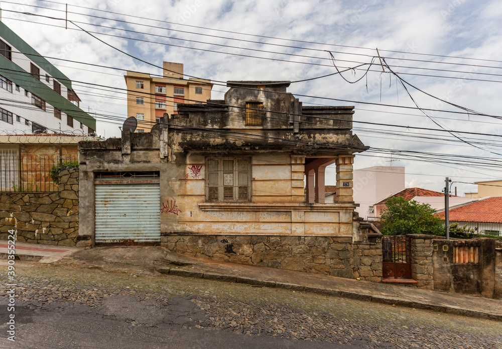 Abandoned house in Belo Horizonte, Brazil