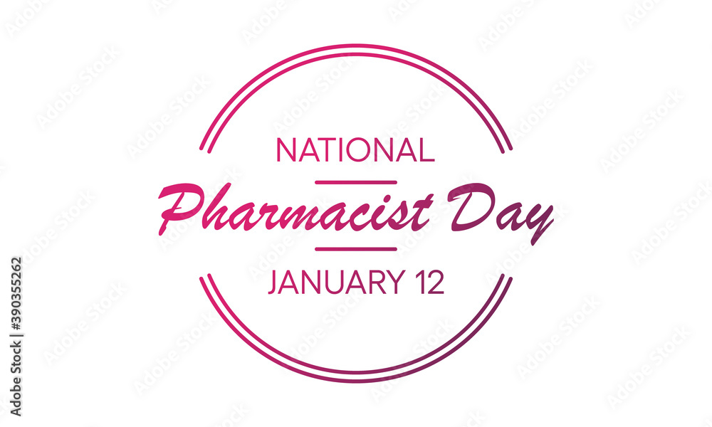 Vector illustration on the theme of National Pharmacist day observed each year on January 12th.