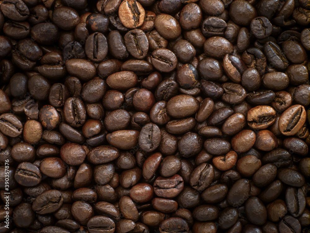 Fototapeta premium Coffee beans background image