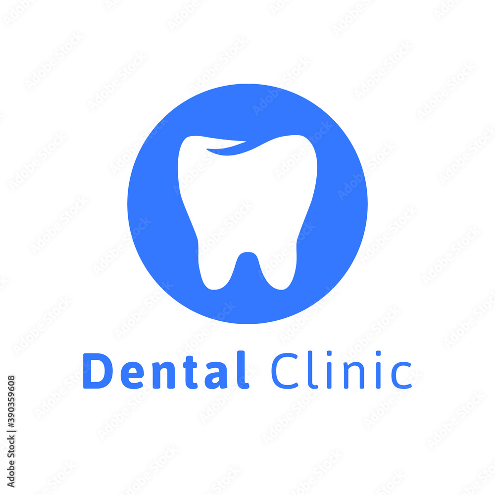 Tooth icon in flat style. Eps 10 vector illustration. Tooth icon in flat style. Eps 10 vector illustration.
