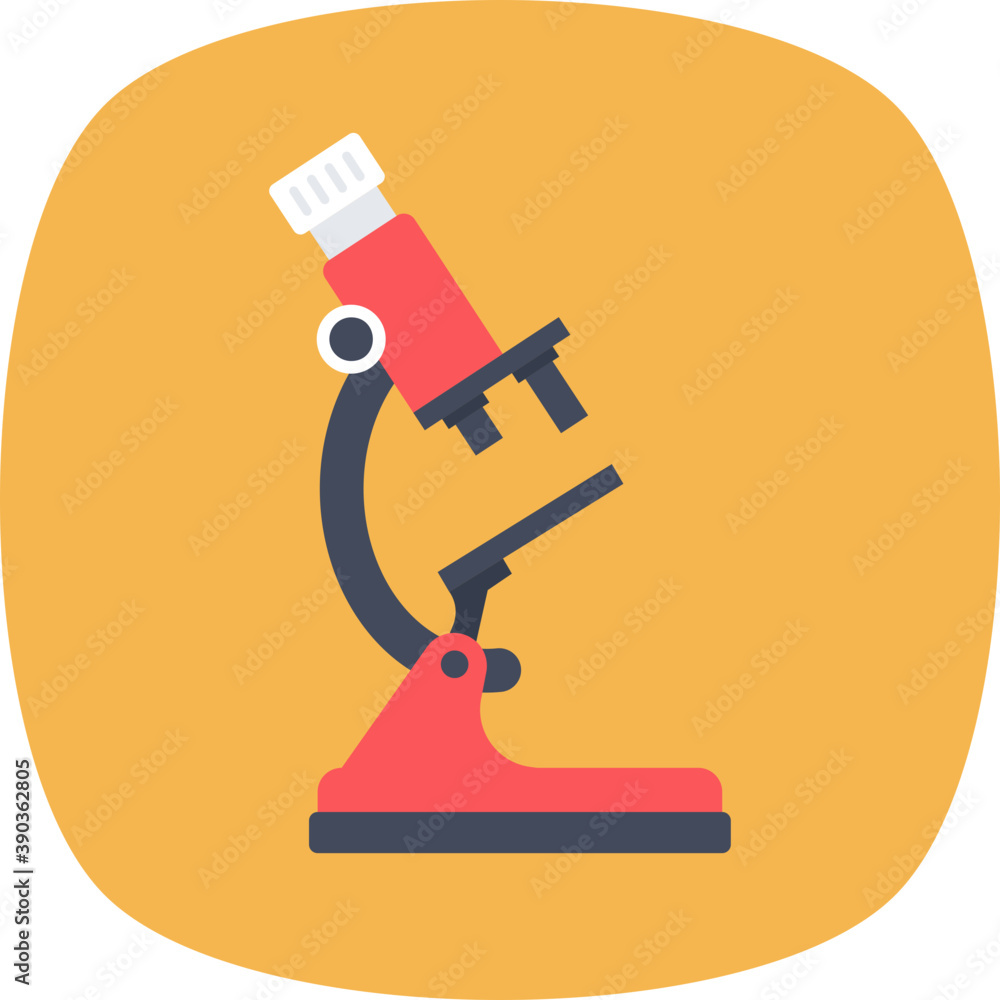 Flat design of microscope icon, lab research
Flat design of microscope icon, lab research