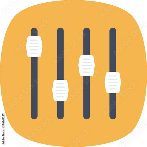 
Get settings done with this equalizer flat icon
