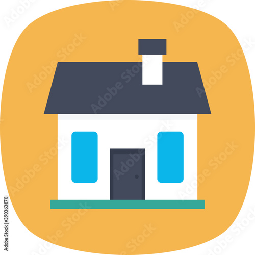 
Multistory building, architecture and building exterior flat icon
