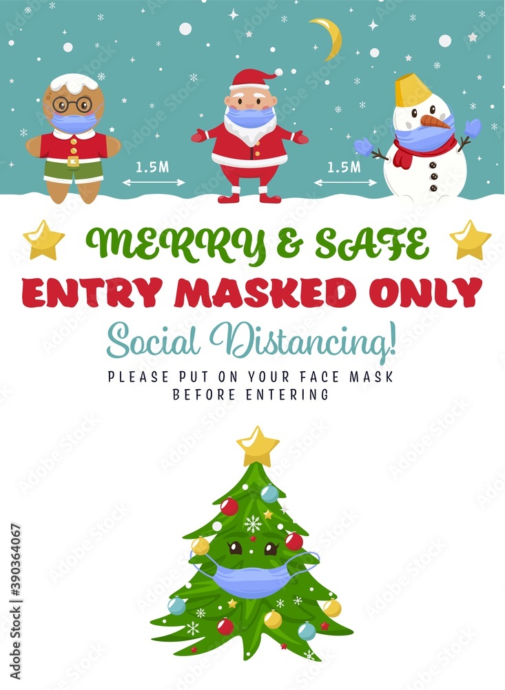 Fototapeta premium New year poster