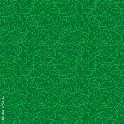  葉のパターン。シームレス。