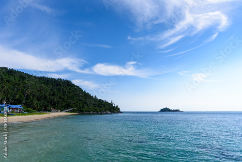 Beautiful remote island Pulau Aur near Mersing  Johor  Malaysia