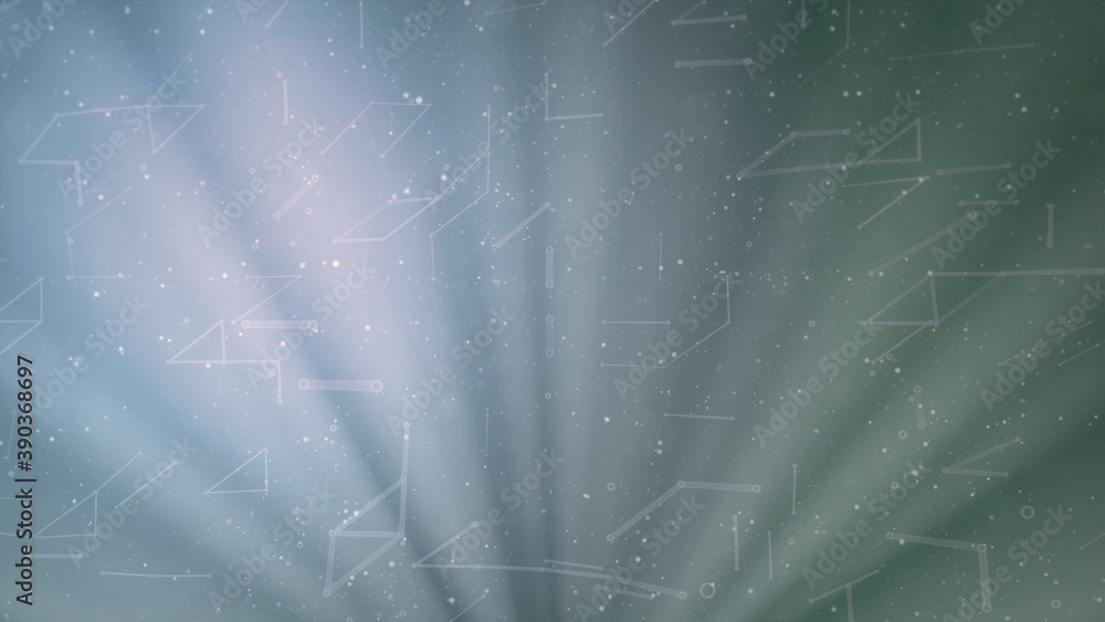 Fototapeta premium Abstract 3D illustration - nice vivid cyber abstract background, it concept