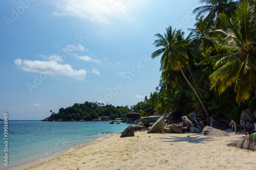Beautiful remote island Pulau Aur near Mersing, Johor, Malaysia