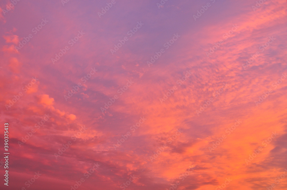 Fototapeta premium 夕焼け雲