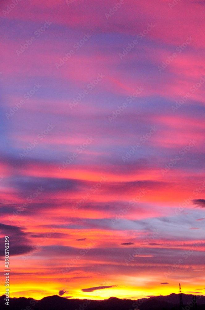 Fototapeta premium 夕焼け雲