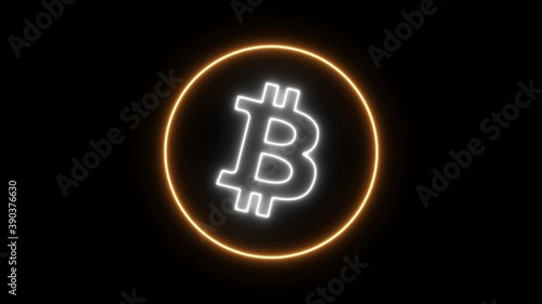 Wallpaper Mural Bitcoin animation logo on the space background. Digital currency - Cryptocurrency 4K, UHD,Animation						 Torontodigital.ca