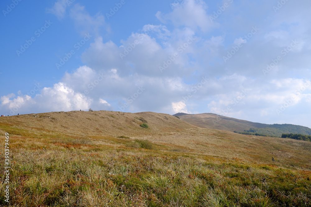Bieszczady Mountains National Park. Countryside landscape Bieszczady Mountains National Park. Countryside landscape