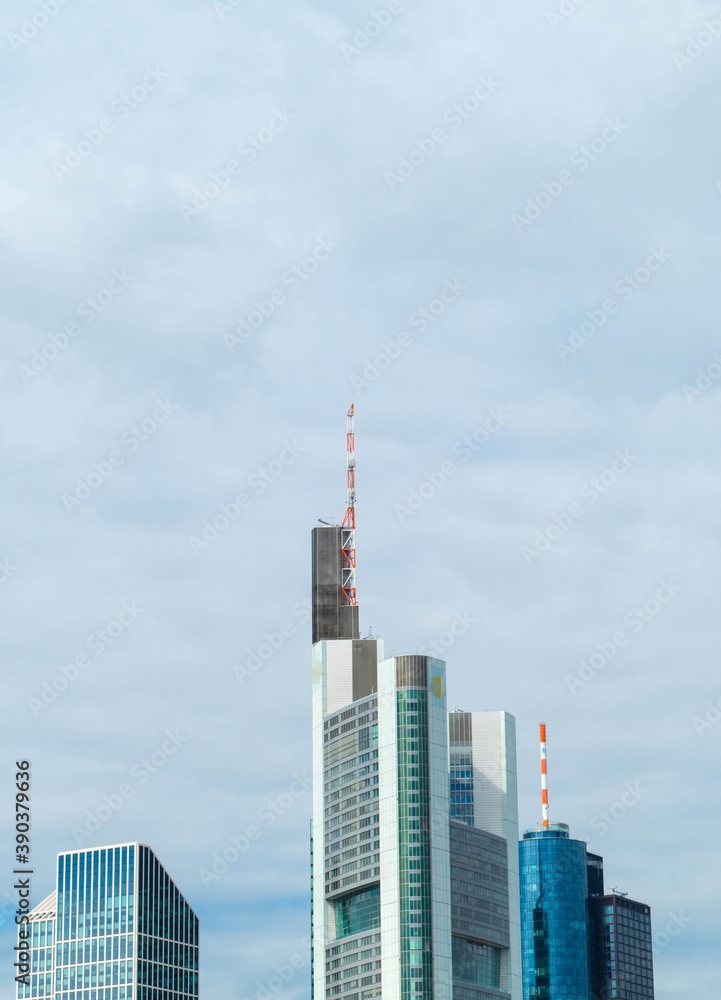 Skyscrapers of Frankfurt Germany Skyscrapers of Frankfurt Germany