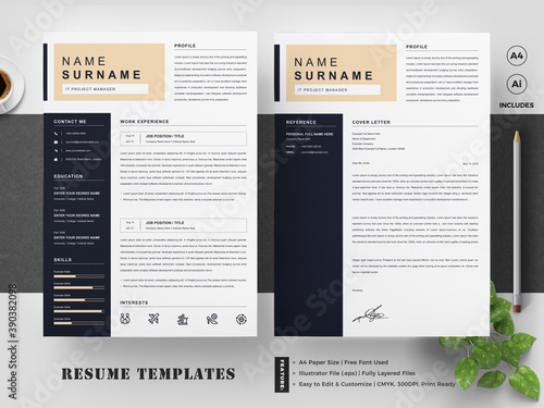Resume Template & Cover Letter