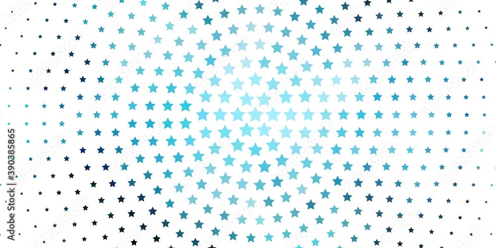 Light BLUE vector layout with bright stars. Light BLUE vector layout with bright stars.