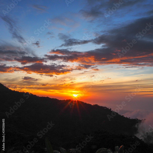 Mountain Sunset, Minca, Colombia