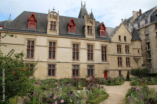 medieval mansion (hôtel de sens) in paris (france)