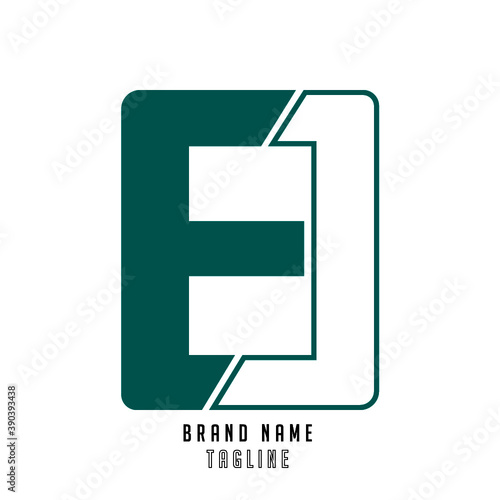 EJ, EO initials logo, name initials logo, company initials logo, person initials logo