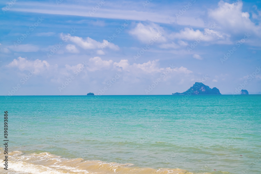 Beautiful seascape and Endless horizon at Ao nang beach in krabi city Thailand.Krabi - in southern Thailand is one of the most relaxing places on the planet Beautiful seascape and Endless horizon at Ao nang beach in krabi city Thailand.Krabi - in southern Thailand is one of the most relaxing places on the planet