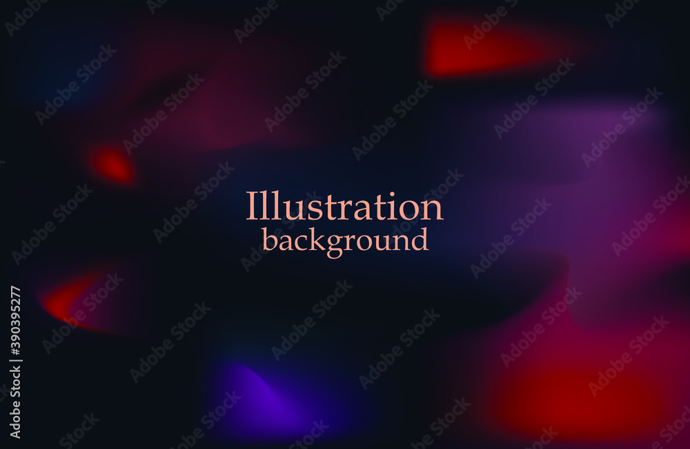 Red, purple fluid gradient on dark background. vector illustration Red, purple fluid gradient on dark background. vector illustration